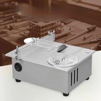 24V Mini Table Saw Multifunctional Bench Saw DIY Woodworking Circular Saw Bench Lathe Cutter Machine
