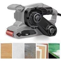 Portable Small Desktop Plane Sander Belt Sander Grinder Woodworking Polisher Metal Rust Removal