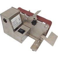 Mini Belt Sander Electric Polishing Machine Desktop Sanding Belt Sander Variable Speed Fixed Angle Sharpening Machine