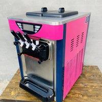 21-26L/H Ice Cream Maker Commercial 3 Flavors Countertop Gelato Sorbet Yogurt Home Freezing Equipment Vending Machine
