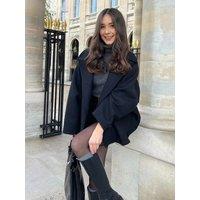 Fashion Lapel Woolen Jacket For Women 2024 Spring Single Breasted Long Sleeve Coats Female Elegant