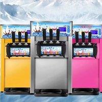 Desktop Soft Ice Cream Makers Machine Single Head Ice Cream Machine Stainless Steel Ice Cream Vending Machine