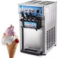 Commercial Soft Ice Cream Maker Single-Flavor Benchtop 1200W Countertop Vending Machine For Business Snacks Drinks
