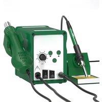 BST-898D+ 2 In 1 Digital ESD Hot Air Gun Soldering Station Welding Solder Iron For IC SMD Desoldering Rework Station