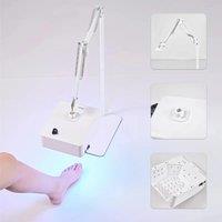 New LED High Power Foot UV Curing Light Foot Nail Beauty Lamp Rechargeable Gel Paint Drying Light