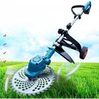 Lithium Battery Lawn Mower Electric Portable High Power Agricultural Lawn Mower 9-Inch Handheld Lawn Mower Desbrozadora Batera