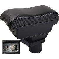 Suzuki Liana Armrest box central console storage case driver elbow support carbon fibre