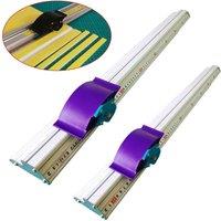 Manual Protective Sliding KT Board Cutting Ruler Aluminum Alloy Art Ruler Non-slip Anti-Running Deviation Ruler Advertising Tool