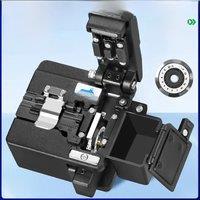 AUA-X5 Fiber Cleaver FTTH Cold Hot Melt Connection Optical Fiber Cable Cutting Knife Tools 16 Face Blade