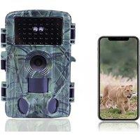 Outdoor 60MP WIFI Hunting Camera 4K Wildlife Camera Night Vision Motion Activated Forest Camera