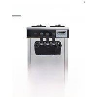 Commercial Ice Cream Machine 18-28 L/H Yield 1850W 3-Flavor Countertop Soft Serve Ice Cream Maker