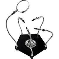 Desktop Magnifying Glasses Repair Soldering Station Repair Tool Magnifier Holder for Circuit Board PCB Auxiliary Tool