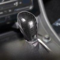 Trim For VW Santana Magotan CC Touran T-ROC Passat Sagitar Tiguan Carbon Fiber ABS Gear Shift Knob Cover Car Accessories Auto