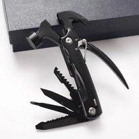 14-in-1 Multi-Purpose Hammer, Survival Portable Multi-Tool with Hammer, Camping Accessories Survival