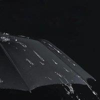 12 Bone Black Glue Fully Automatic Umbrella With Thick And Durable Keel Three Fold Umbrella UV