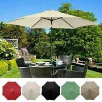 2/2.7/3m UV Protection Parasol Sunshade Umbrella Cover Garden Umbrella Cover Waterproof Beach Canopy
