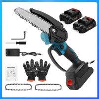6 Inch Cordless Electric Saw for Makita 18V Battery Automatic Oiler Handheld Garden Logging Chainsaw