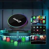 CarlinKit MINI Wireless CarPlay Adapter Android Auto Wireless TV Box 2025 New 2K HD HDMI Input Dongle for Youtube Netfliex Music