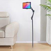 360 Tablet Floor Stand Floor Standing Mobile Phone Holder Tripod Stand Rotating Mount Height