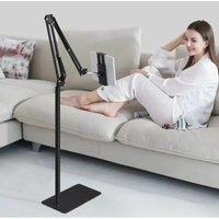 Multifunctional FlexibleTablet Phone Floor Stand Holder Support Phone Pad Lounger Bed Mount Bracket