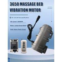DC 12V Massage Bed Vibration Motor 24V Double Head Eccentric Wheel Feed Vibration Motor Remote Controller Vibration Motor