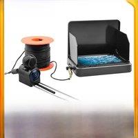 Portable Fish Depth Finder Water Handheld 1080P 4.3 Inch LCD Fish Finder Underwater 220 Fishing