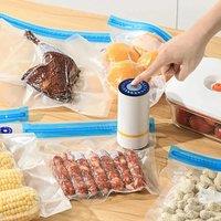 USB Rechargeable Electric Air Pump for Vacuum Sealed Food Bag Household Food Vacuum Compression Bag