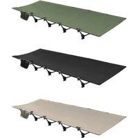 Camping Cot Portable Folding Bed Ultralight Aluminum Alloy Sleeping Cot for Outdoor Hiking
