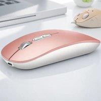 STONEGO Wireless Rechargeable Mouse Silent Click Ergonomic Design Adjustable DPI for Office Home Use
