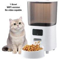 5L Automatic Cat Feeder Smart WiFi Pet Feeder without Camera Remote Control,for Cats & Dogs Auto