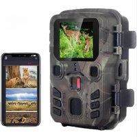 MINI301-Wifi Outdoor Html and Trail Camera, 24MP, 1296P, Night Vision, Infrared Motion Detection,