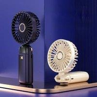 USB Handheld Mini Fan Foldable Home Portable Neck Hanging Fans 5 Speed USB Rechargeable Fan with