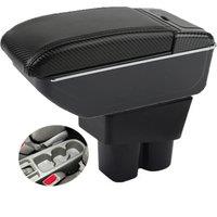 Honda City Armrest box central console storage case driver elbow support rest arm