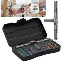 Precision Ratchet Screwdriver Set 24 In 1 Industrial Repair Tools Kit With Magnetic Adsorption/Alloy