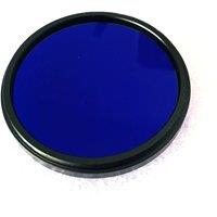 52mm Mounted On Lens Blue Color Filter Glass QB3 For Camera Photography