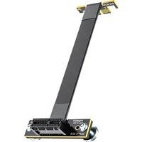 RAGEER PCIe 3.0 x1 to M.2 NVMe adapter with 10cm 90 cable, works with WiFi cards & M.2 adapters