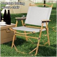 Portable Camping Chair Aluminum Alloy Frame & Wood Grain Folding Chair Outdoor Chair for Hiking,Fishing,Beach,Backyard