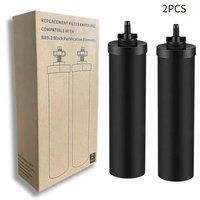Replacement 2 Pieces BB9-2 Activited Carbon Water Filter Compatible with Black Berkey Gravity Water