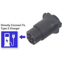EVSE Adaptor Portable 16A 220V Type 2 Male/Female Plug To Schuko Socket EV Charging Adapter For EV Charger EV Connector EUSocket