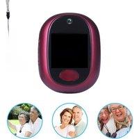 2025 Elderly 4G GPS Tracking Pendant V45 Waterproof IP67 SOS Help Tracker Device Touch HD Camera Call Health Management Locator