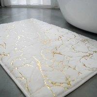 Modern Bathroom Mat Living Room Non-slip Absorbent Rug Washable Bedroom Bathroom Rectangular Toilet