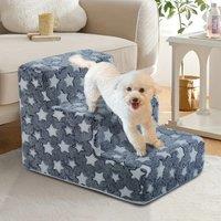 3/4 Pet Steps Foam Dog Secure Stairs Ramps Non-Slip Pet Star Steps for Protect Older Dogs Pet with