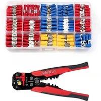 280PCS Assorted Spade Terminals Insulated Cable Connector Electrical Wire Assorted Crimp Butt Ring