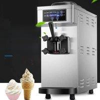 Ice Cream Maker Machine Automatic Upright with Built-in Compressor, LCD Digital Display & Timer, No Pre-Freezing