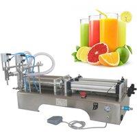 PBOBP 110V 220V Quantificative Liquid Filling Machine Pneumatic Water Pumping Filler Double Heads