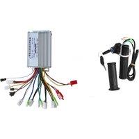 Electric Bike Scooter Accessories Motor Brushless Controller & Throttle Twist Grip 36V/48 350W For