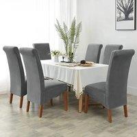 Velvet XL Size Chair Cover Elastic High Back Long Back Chair Soft Big Size Stretch Chair Covers For