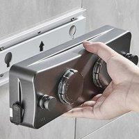 5.1m Retractable Clothesline Double Line Retractable Wall Mounted Washing Clothes Hanger Laundry Balcony Invisible Drying Lines