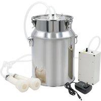 10L Electric Pulsating Cow Goat Milking Machine 220V Cattle Pulse Milking Machine Stainless Steel