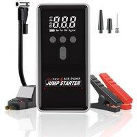 4 In 1 Car Jump Starter 1000A Portable Car Jump Starter 150PSI Air Pump 12V Battery Booster for 8.0L Gasoline and 6.0L Diesel